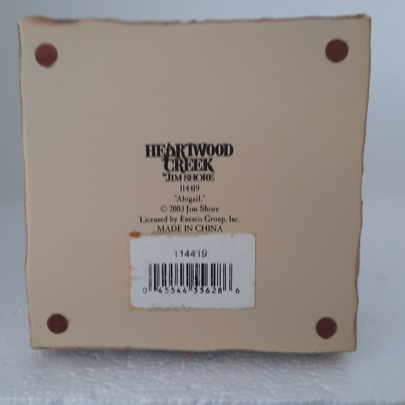 Jim Shore Heartwood Creek Cat 2003 - Picture 7 of 9